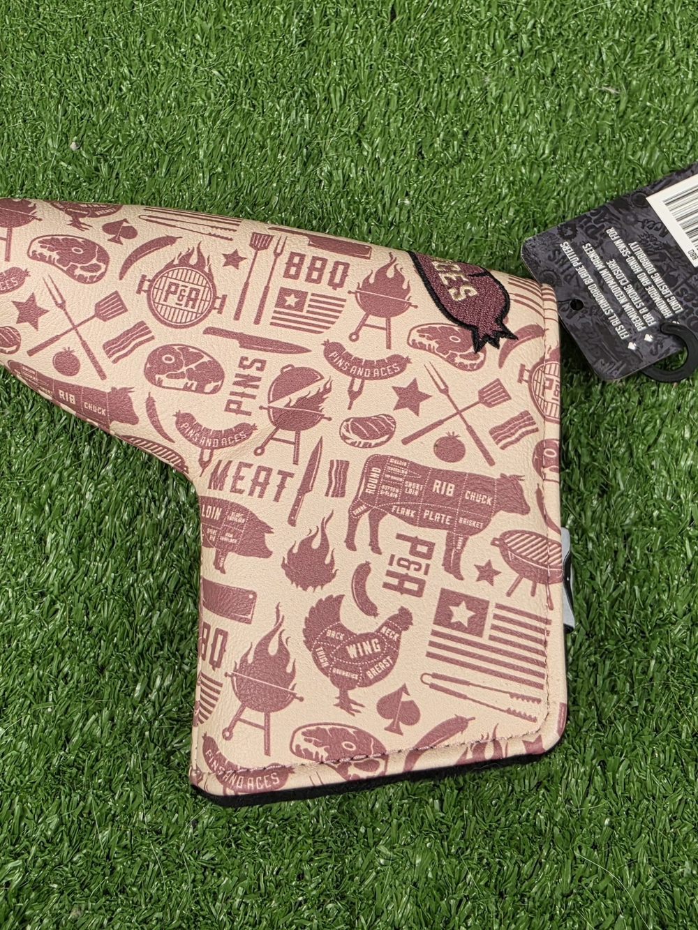 Pins And Aces BBQ Links Meat Limited Blade Headcover Head Cover